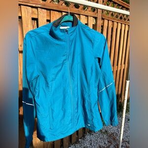 New Balance blue running windbreaker
